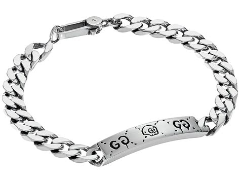 gucci ghost sterling silver bracelet|Gucci ghost bracelet used.